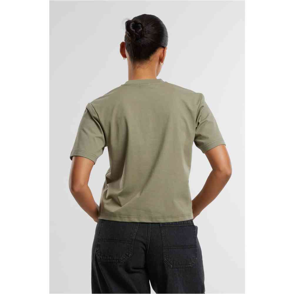 Urban Classics - Sorona Loose Fit Damen T-Shirt - Olivgrün